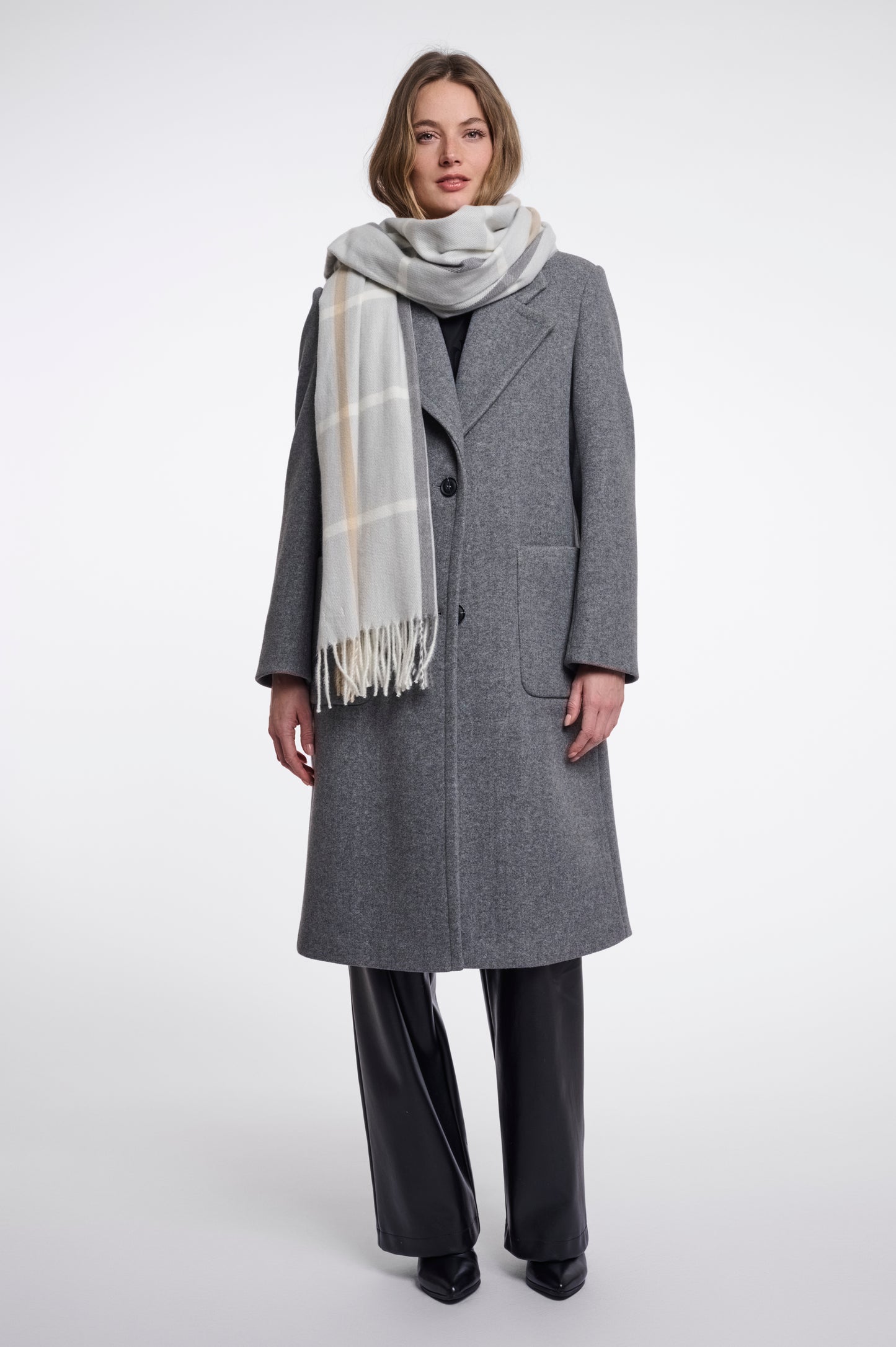 LIGHT GREY CHECK