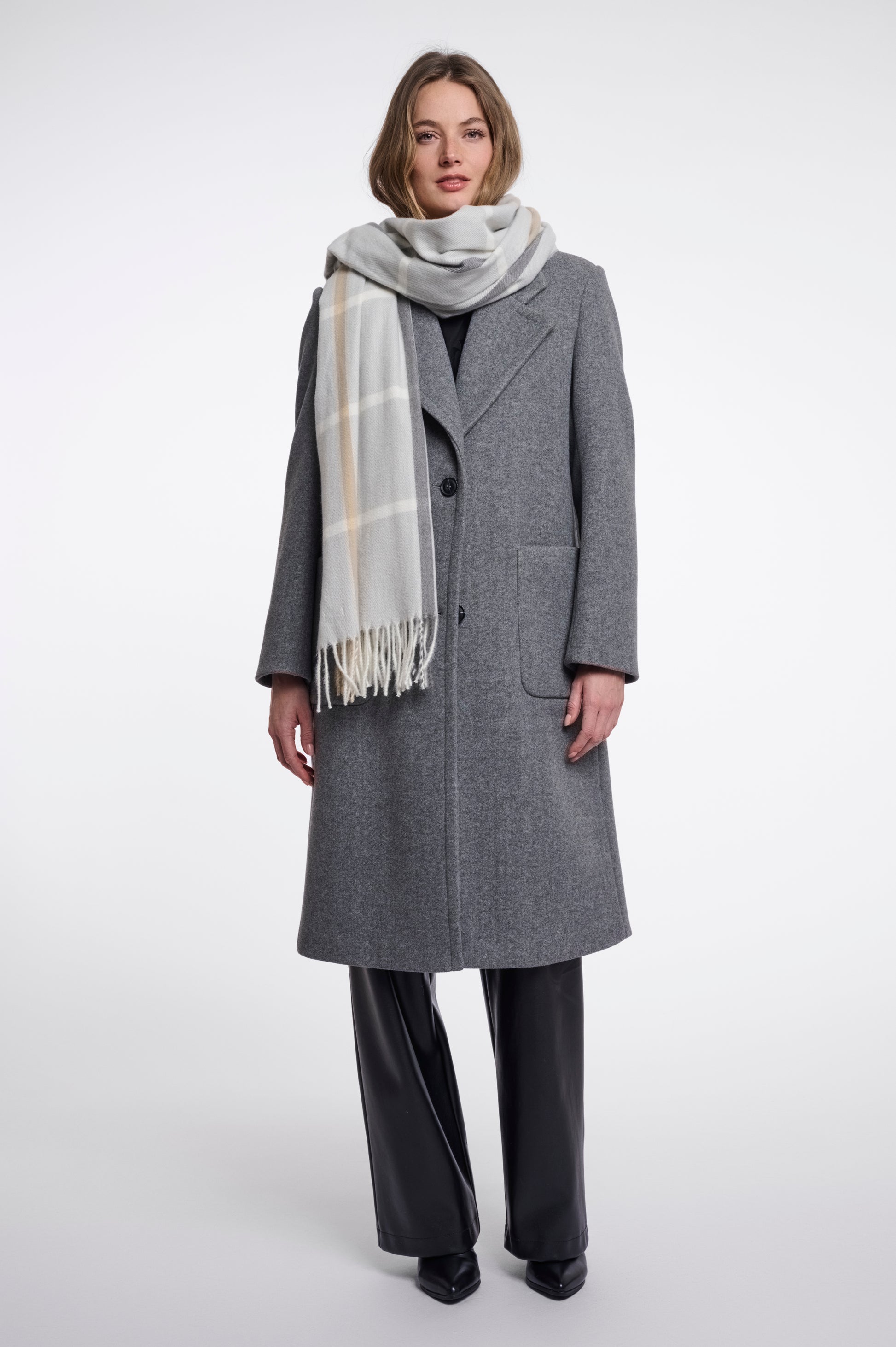 LIGHT GREY CHECK